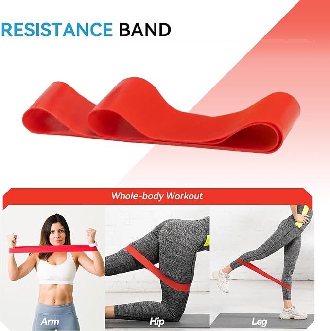 5 in 1 Foam Roller Set, High Density Fitness Exercise Foam Roller for Deep Tissue Muscle Massage, Massage Roller, Massage Ball, Resistance Band, for Whole Body(Black)