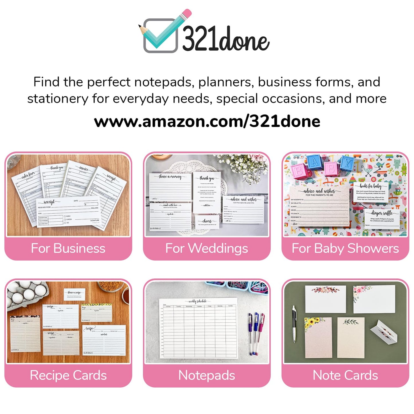 321Done Honeymoon Wish Cards, Made in USA - White, 3.5x5 Small - No Gifts Request Wedding, Invitation Insert, Enclosure Card, No Gifts Please, Wishing Well, Honeymoon Fund - Set of 50