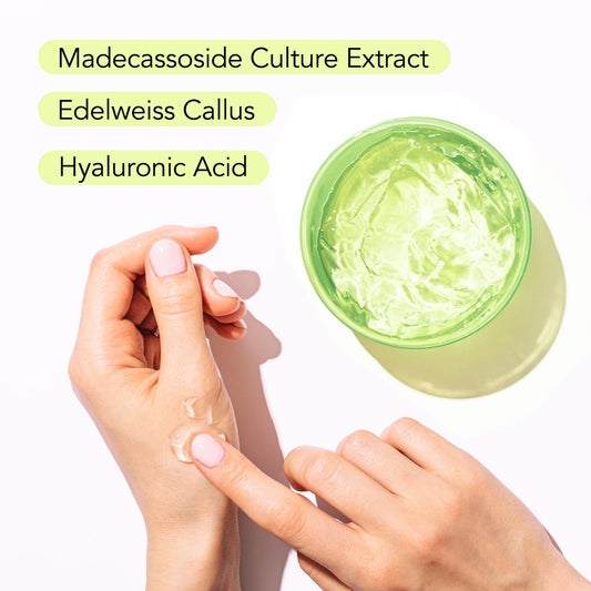 MIRACLAIR Aloe Vera Gel for Face, Skin, Hair & Sunburn Relief, Made with 100% Pure Aloe Gel for All Skin Types. Made in Korea. 300ml (10.1fl.oz) (1)