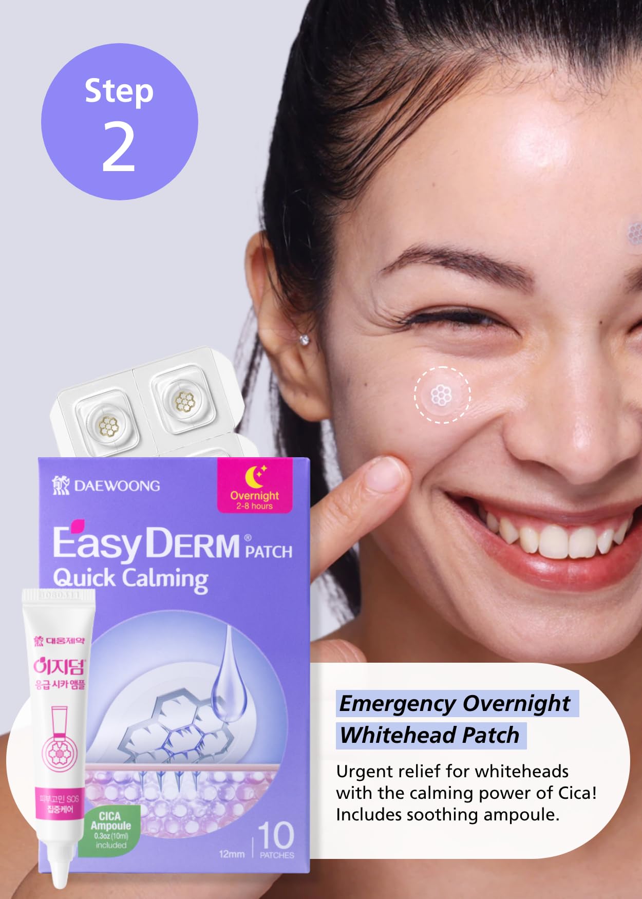 EasyDerm 3-Type Pimple Patches Gift Set, Acne care soluution, Korean Spot Patch to Cover ZitsㅣQuick Calming(10ea) + Relief(42ea) + Beauty Patches(42ea)ㅣTrendy Teen girl gifts Back to School MUST HAVE