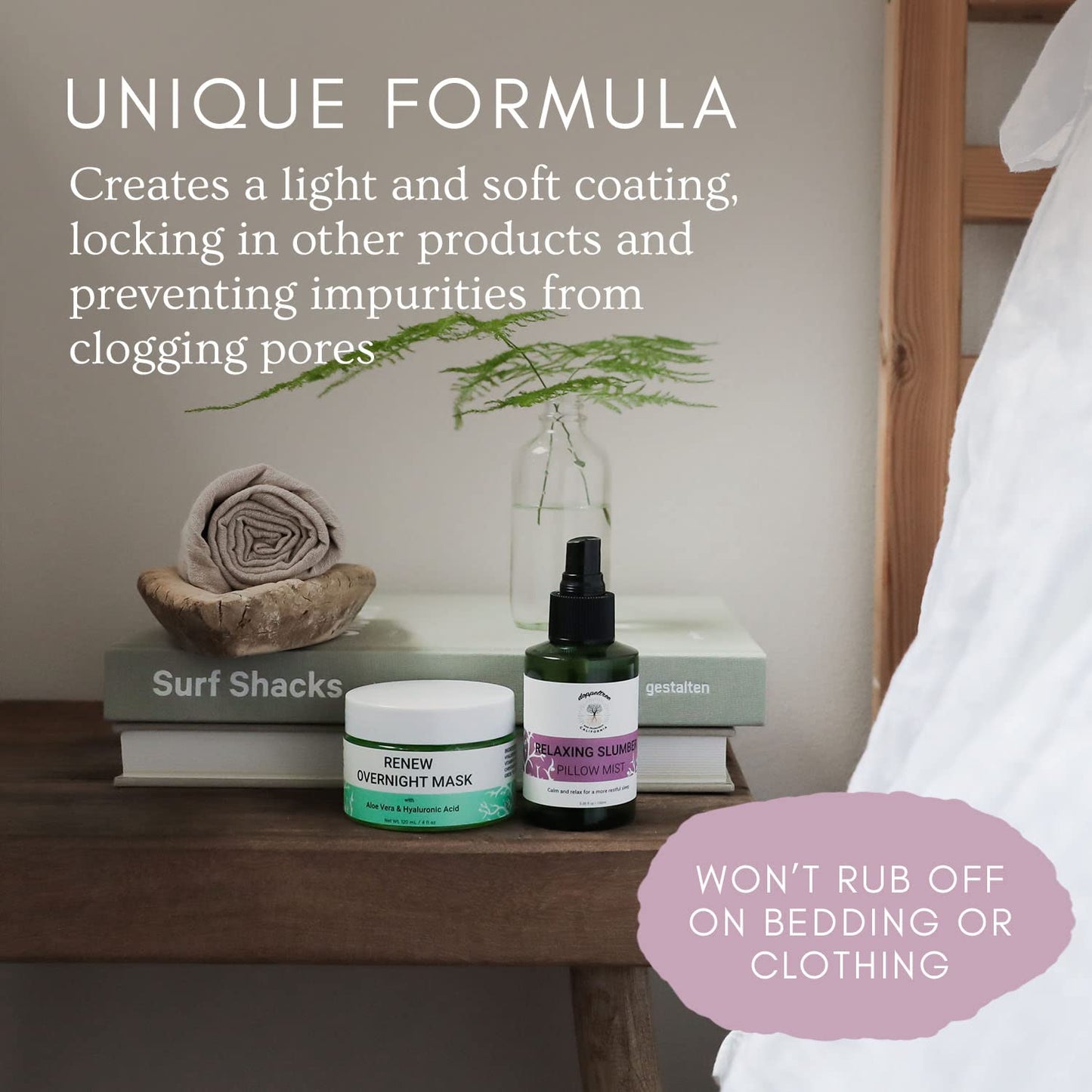 Doppeltree RENEW Overnight Face Mask with Aloe Vera Gel & Hyaluronic Acid, Anti Aging Hydrating Facial Mask for All Skin Types, Night Time Skin Care & Repair