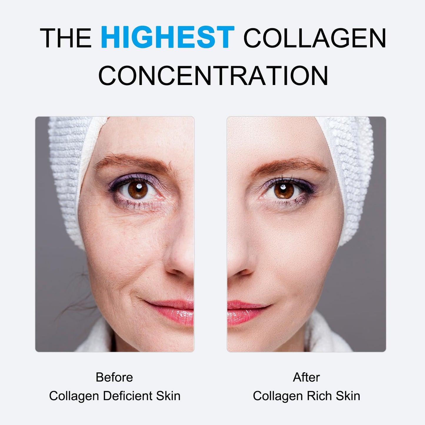 SOYUB Collagen Face Mask - Hydrating Overnight Collagen Face Mask Deep Collagen Anti Wrinkle Lifting Mask - Pure Collagen Films for Improve Elasticity Firming And Moisturizing (4 pcs/1 Box)