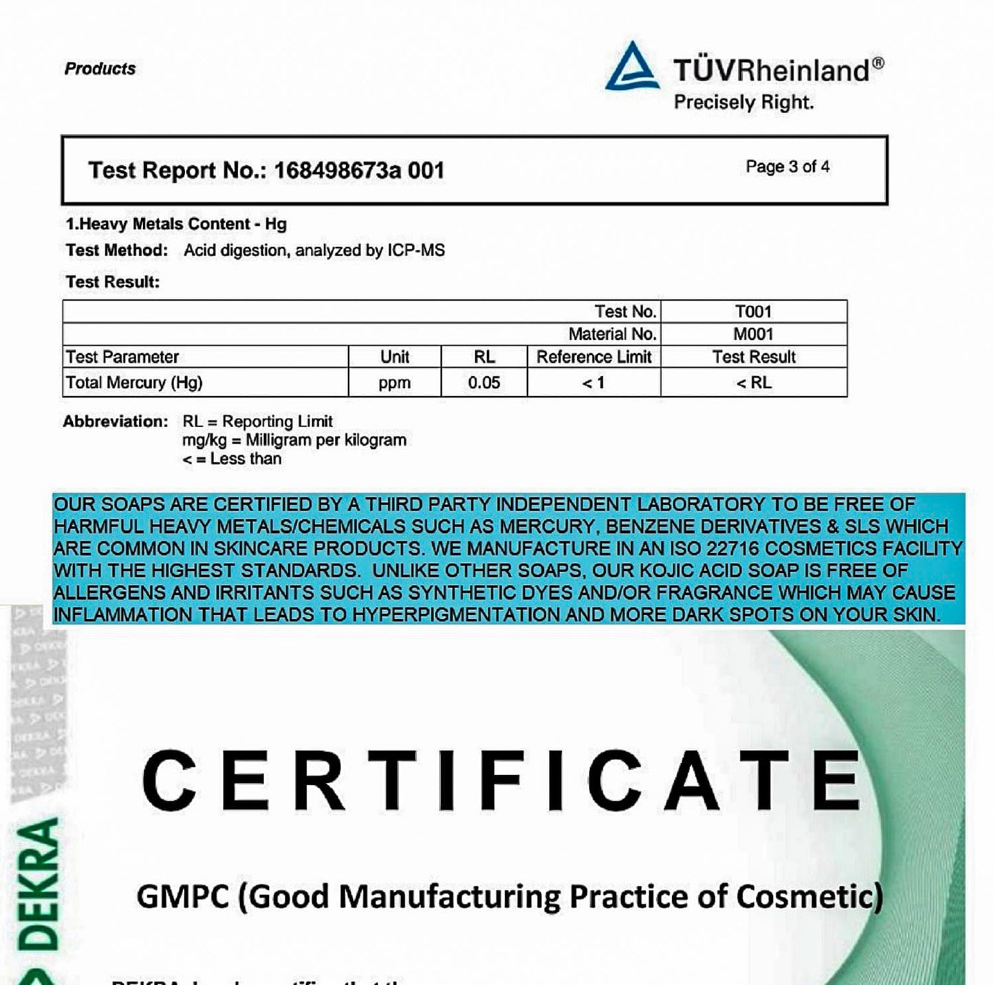 SKINLYTE Kojic Acid Soap Natural -Fragrance Free and Dye Free- Dark Spot Remover Hyperpigmentation Corrector K-Beauty Formula - Turmeric, Glycerin, Collagen, Hyaluronic Acid, Retinol (2 Pack) 7oz.