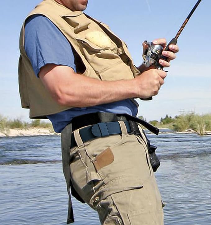 BULLIANT Men Belt 2 Pack,Nylon Web Holster Belt Stretch for Gift Men Outdoor Work Sports Hunting Hiking,Quick Release