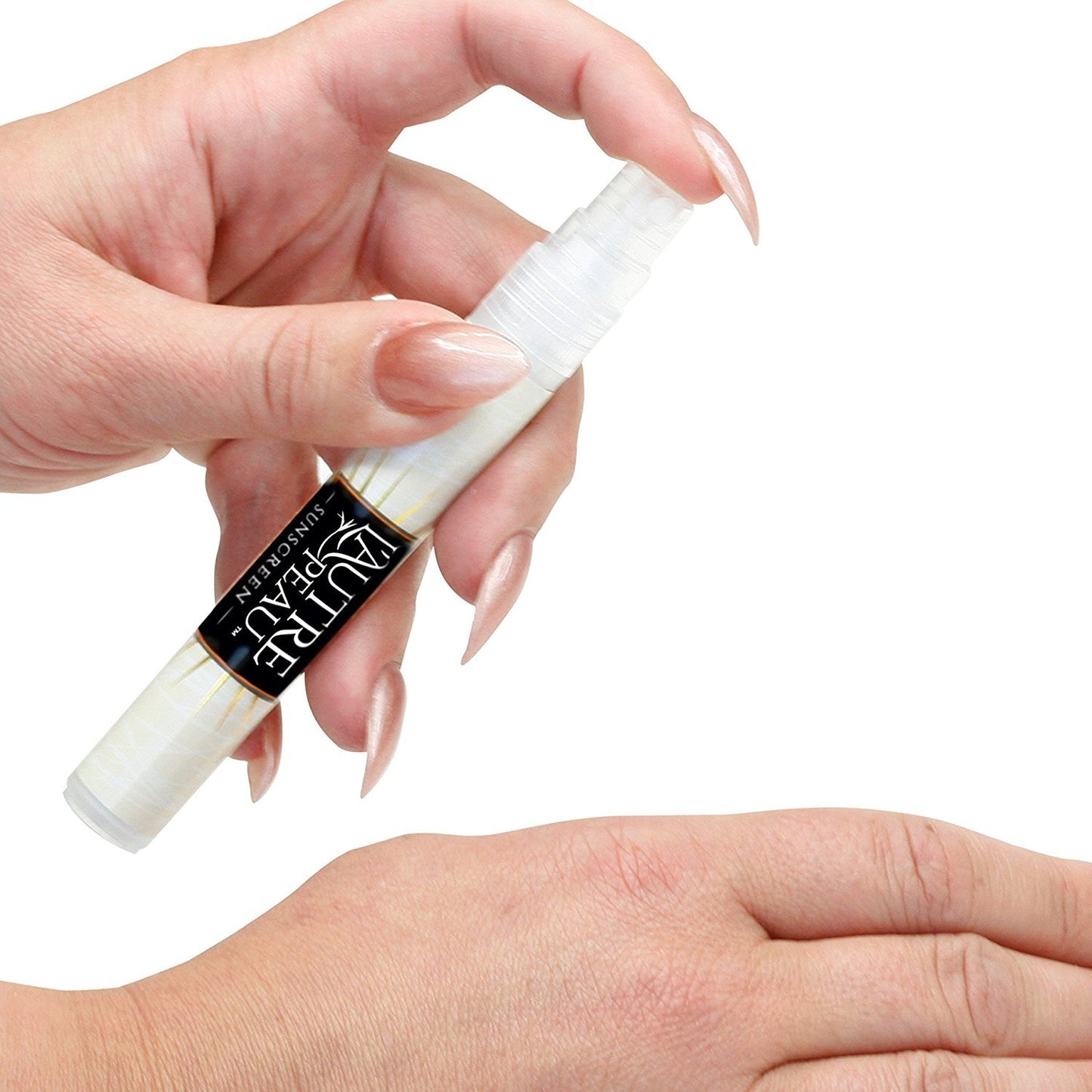 SPF 30 Sunscreen Spray Pen by L’AUTRE PEAU - Water Resistant Tropical Scent - Travel Size Sunscreen for Men, Women and Kids - Non Greasy Broad Spectrum UV Protection - Translucent Frost 3 Pack (10ml)