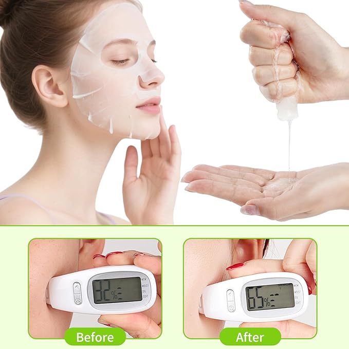 Aloe Vera Facial Mask for Women,Hydrating Face Mask Sheet Home SPA,Moisturizing Face Sheet Mask for Dry, Oily, Sensitive Skin 30ml（5Pack）