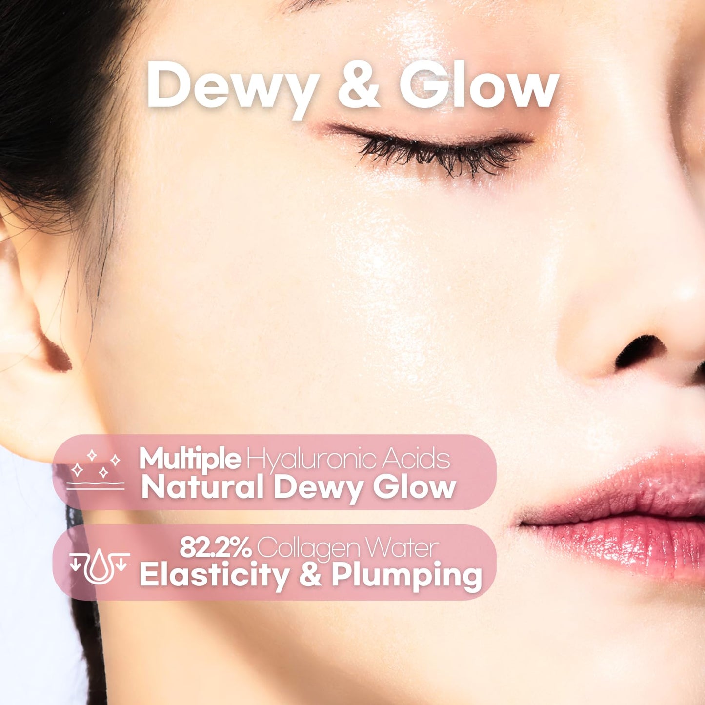 aurtier Intensive Soothing Collagen Jelly Mist, Deep Hydration, Elasticity, Moisturizer, Glow & Dewy, Face mist, Spray, Hyaluronic Acid, Lightweight Gentle for All Skin, Korean Skin Care 3.38 fl oz