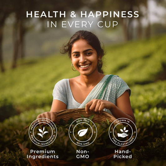 Gya Tea Co Mid-Day Refresh Tea Gift Set (16 ct) - Assorted Tea Pod Variety Pack with Ceylon, Lemon, Oolong & Earl Grey 4 Flavors for Refresh & Energy