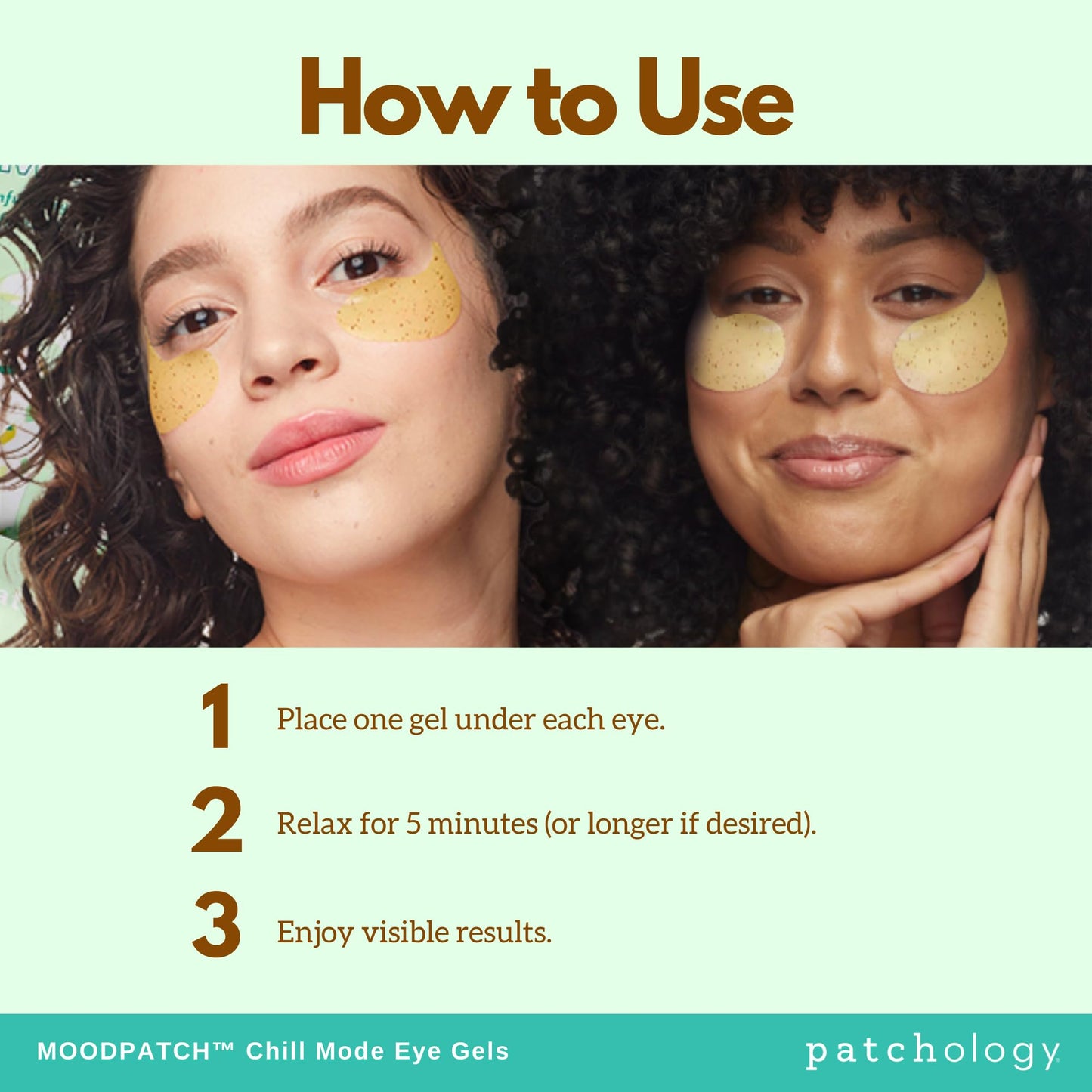 Patchology Chill Mode Under Eye Patches - Soothing, Oil-Infused Gel Eye Masks for Puffy Eyes and Dark Circles Treatment - Ideal for Hydration, Reducing Wrinkles, and Calming Puffiness - 5-Pairs