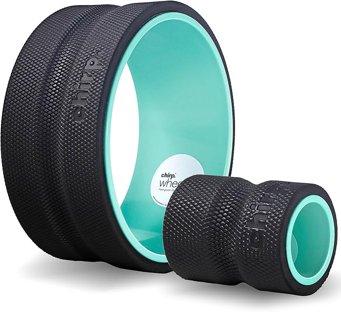 Chirp Wheel+ Foam Roller for Back Pain Chirp Wheel+ Foam Roller, Yoga Back Roller for Pain Relief, Muscle Therapy, and Deep Tissue Massag Relief, Muscle Therapy, and Deep Tissue Massage 4 and 10 Inch