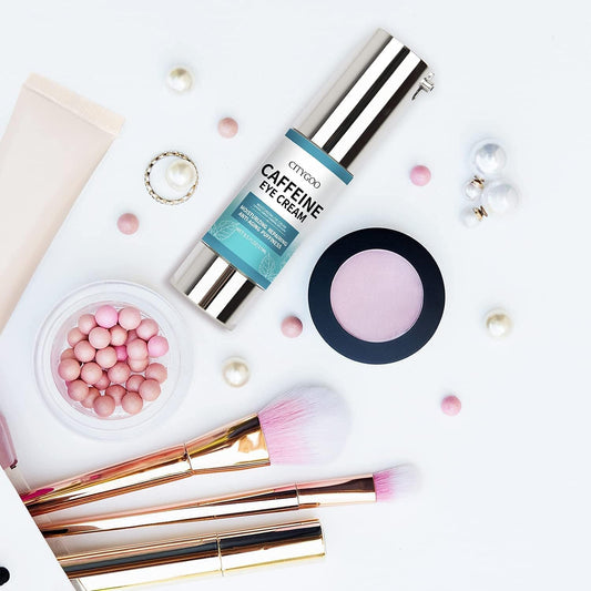 CITYGOO Caffeine Eye Cream for Puffiness: Eye Cream Reduce Dark Circles Wrinkles Fine Lines - Anti Aging Eye Cream