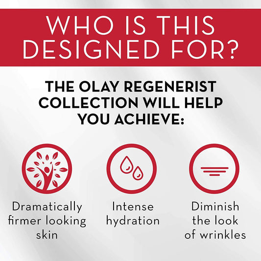 Olay Regenerist Micro-Sculpting Cream Face Moisturizer with Sunscreen, SPF 30, Trial Size 0.5 oz