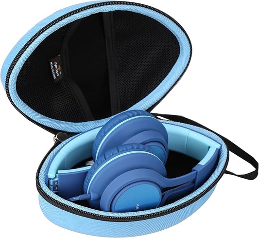 Aproca Hard Travel Storage Case for AILIHEN C8 / Tribit XFree Tune Headphones Folding Lightweight Headset (Blue)