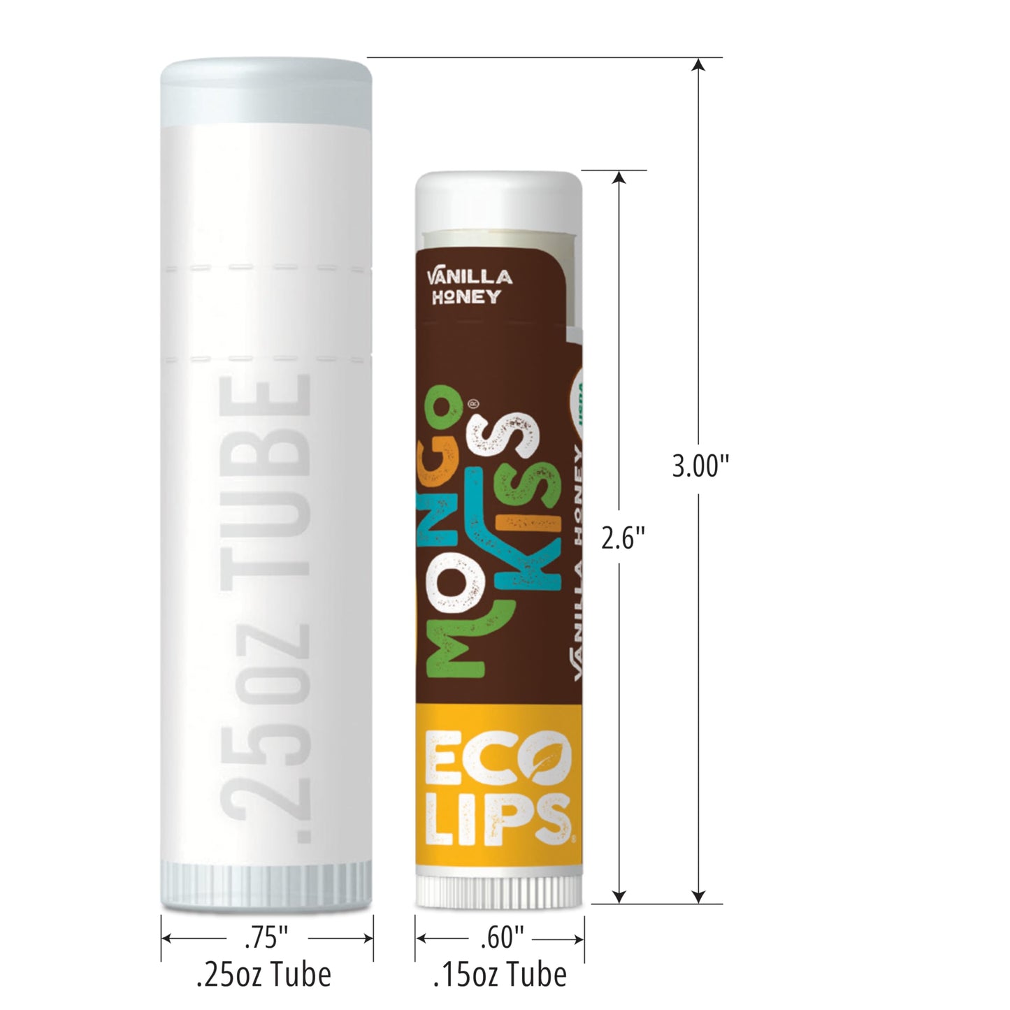 Mongo Kiss USDA Organic Lip Balm Set 8-pack (0.15 oz. each) with Mongongo Oil & Cocoa Butter to Moisturize Chapped Lips | Made in USA by Eco Lips (Variety)