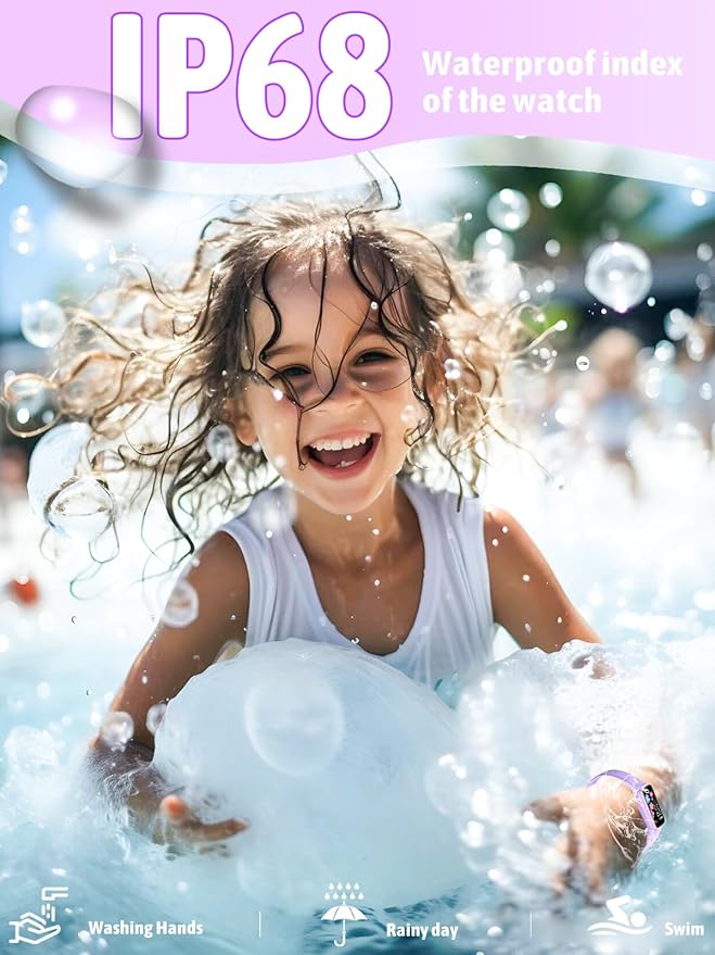 Kids Fitness Tracker,Fitness Watch Waterproof Activity Tracker with HeartRate and Sleep Monitor,Stopwatch,11 Sport Modes,Great Gifts for Girls Boys Kids Age 6-13 Years Olds