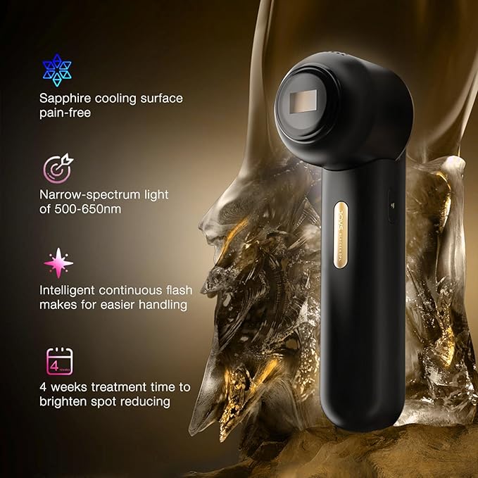 JOVS Blacken Skincare Device for Face, Facial Beauty Device for Skin Rejuvenation Spot and Blemish Lightening (Black)