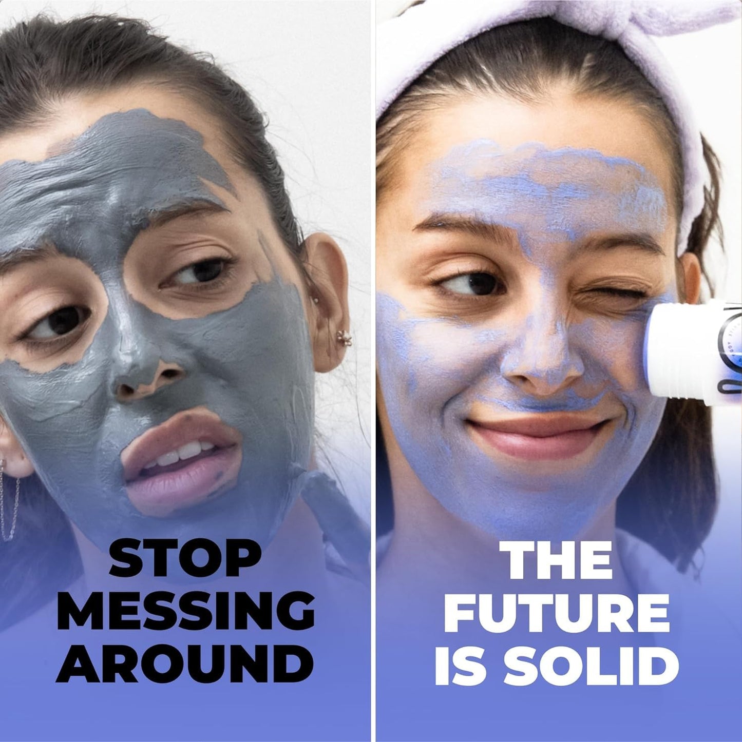 WYOS Oil Moisturizer Stick & Clay Face Mask Stick Stocking Stuffer Bundle | Travel Size, Leak Free, Vegan, Cruelty Free, Portable, Sulfate Free, Paraben Free