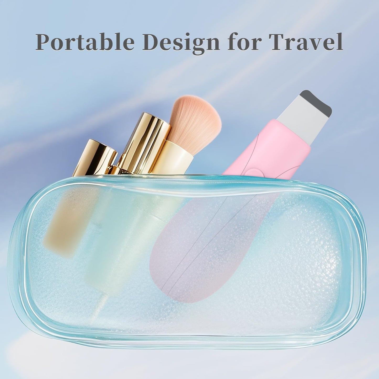 Blackhead Remover Tools, Black Head Remover for Face and Nose, Deep Pore Cleaner for Daily Skin Care, Skin Care Tools for Men and Women, Travel Blackhead and Whitehead Removal (Pink)