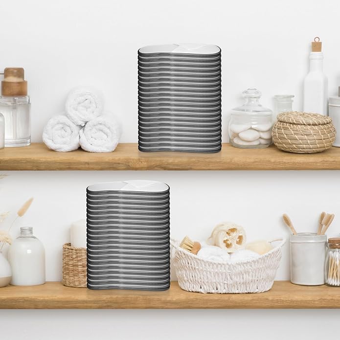 JaGely 120 Pairs Bulk Disposable Slippers Non Slip Hotel Spa Slippers Fluffy Closed Toe for Home Indoor Wedding Travel Party Guests Men Women