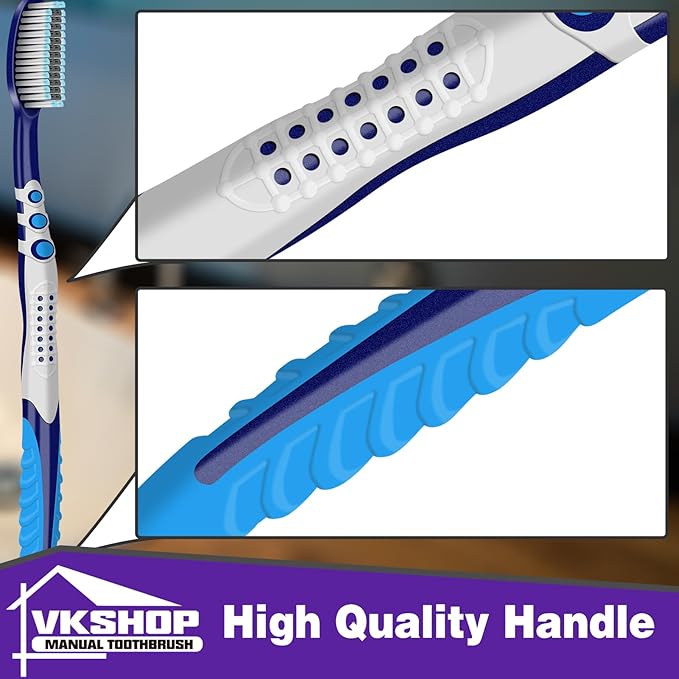 100 Bulk Travel Toothbrushes, Portable Individually Wrapped Toothbrush for Adult Children, Disposable Soft Bristle Manual Toothbrush Set (4 Colors)