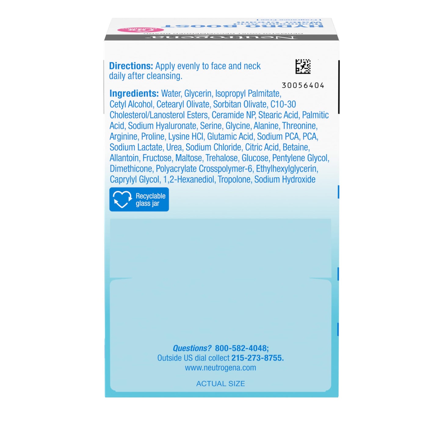 Neutrogena Hydro Boost Skincare Set, Hydro Boost Fragrance Free Gel Cream Face Moisturizer, 1.7 fl oz, & Trial Size Hydro Boost Fragrance Free Hydrating Gel Facial Cleanser, 0.5 fl oz