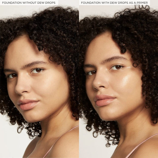 Glow Recipe Mini Niacinamide Dew Drops Facial Serum & Illuminating Makeup Primer (15 ml) + Mini Watermelon Glow Pink Juice Hydrating Face Moisturizer (25 ml)