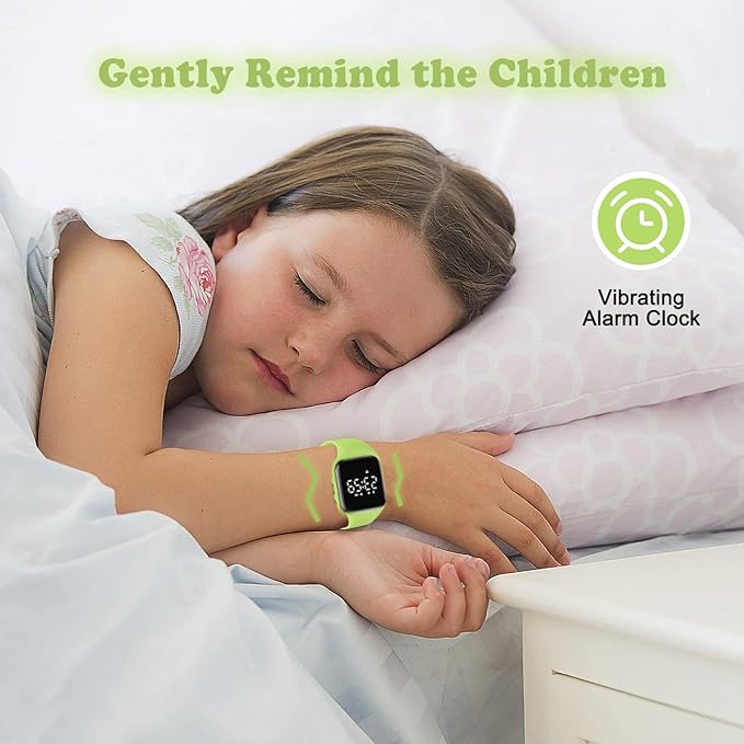 Kids Watches for Girls Boys Digital Sport Watch with Step Counter Pedometer Vibration Alarm Clock, No App Waterproof Fitness Tracker Kids Watch Boys Girls Teens Students Ages 5-16