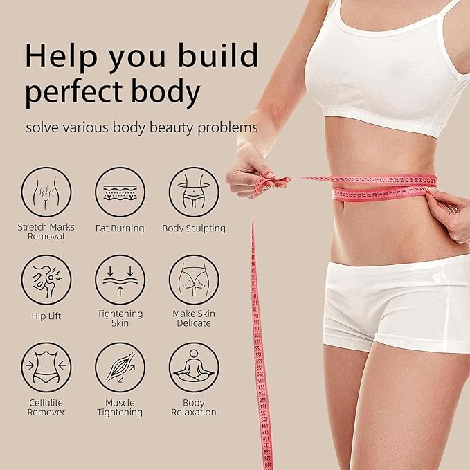 Body Sculpting Machine, Cellulite Massager Tool, Cordless Handheld Body Cellulite Remove for Belly, Fat, Waist, Leg, Butt, Arm - Gifts for Women Mum