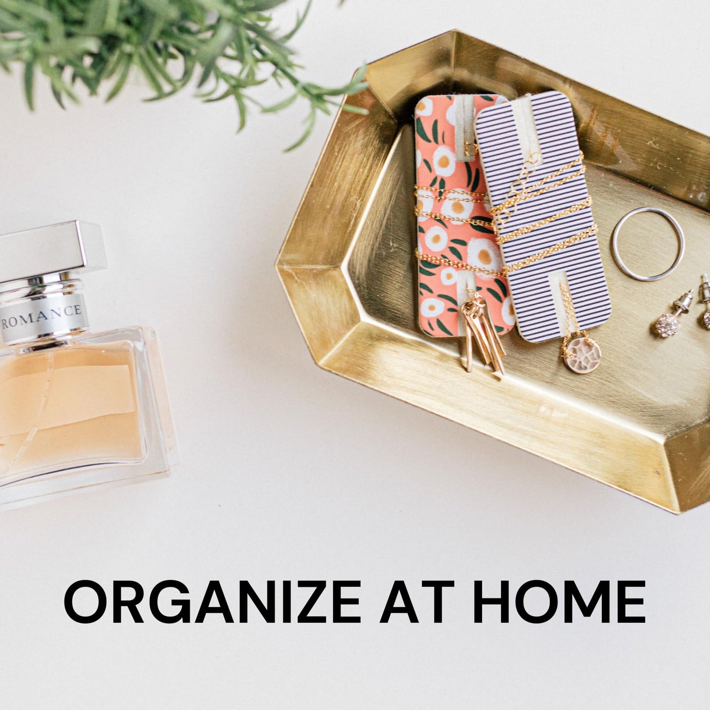 Tavvi Necklace Wrangler Tangle-Free Jewelry Organizer (6-pack) | Travel Organizer | Universal Jewelry Storage Case for Fine Chain Necklaces| Jewelry Roll Alternative (Wallpaper)