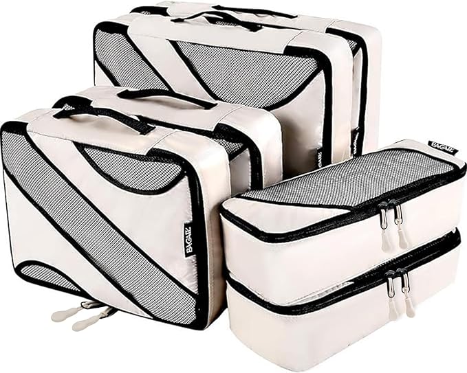 BAGAIL 6 Set Packing Cubes,Travel Luggage Packing Organizers