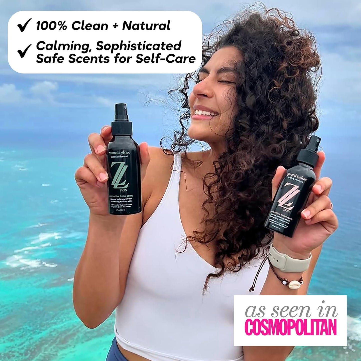 ZL SKIN Guard & Glow Hydrating Face Skin Care Mist - Moisturizes & Calms Redness, Balancing & Toning Facial Mist Spray - Active Skin Repair - Korean Inspired Skin Care for All Skin Types