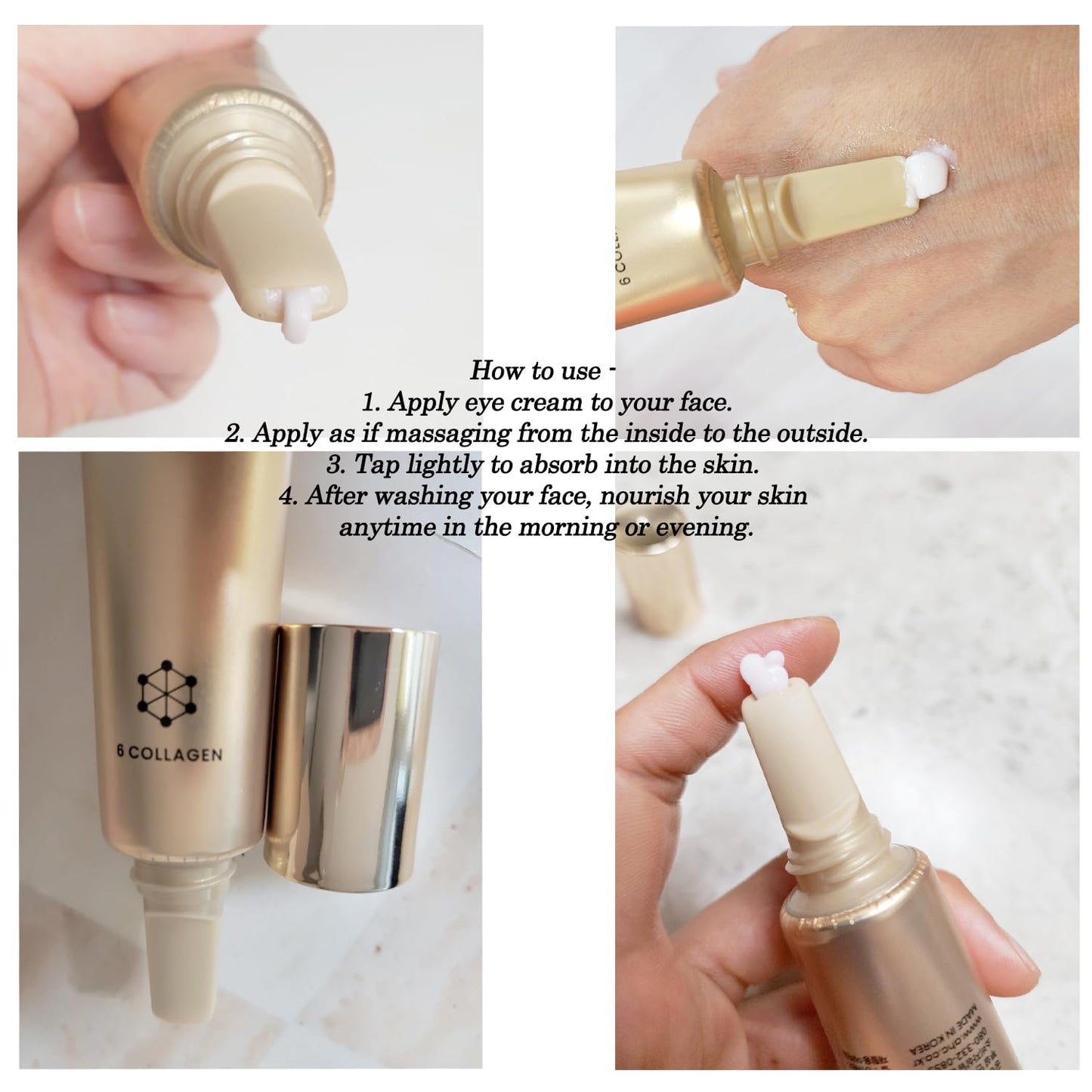 priming water Deep Hydration & Brightening, Korean eye cream for A.H.C PREMIER AMPOULE IN EYE CREAM Season 12, (1.35 fl.oz. X 1ea) dental floss