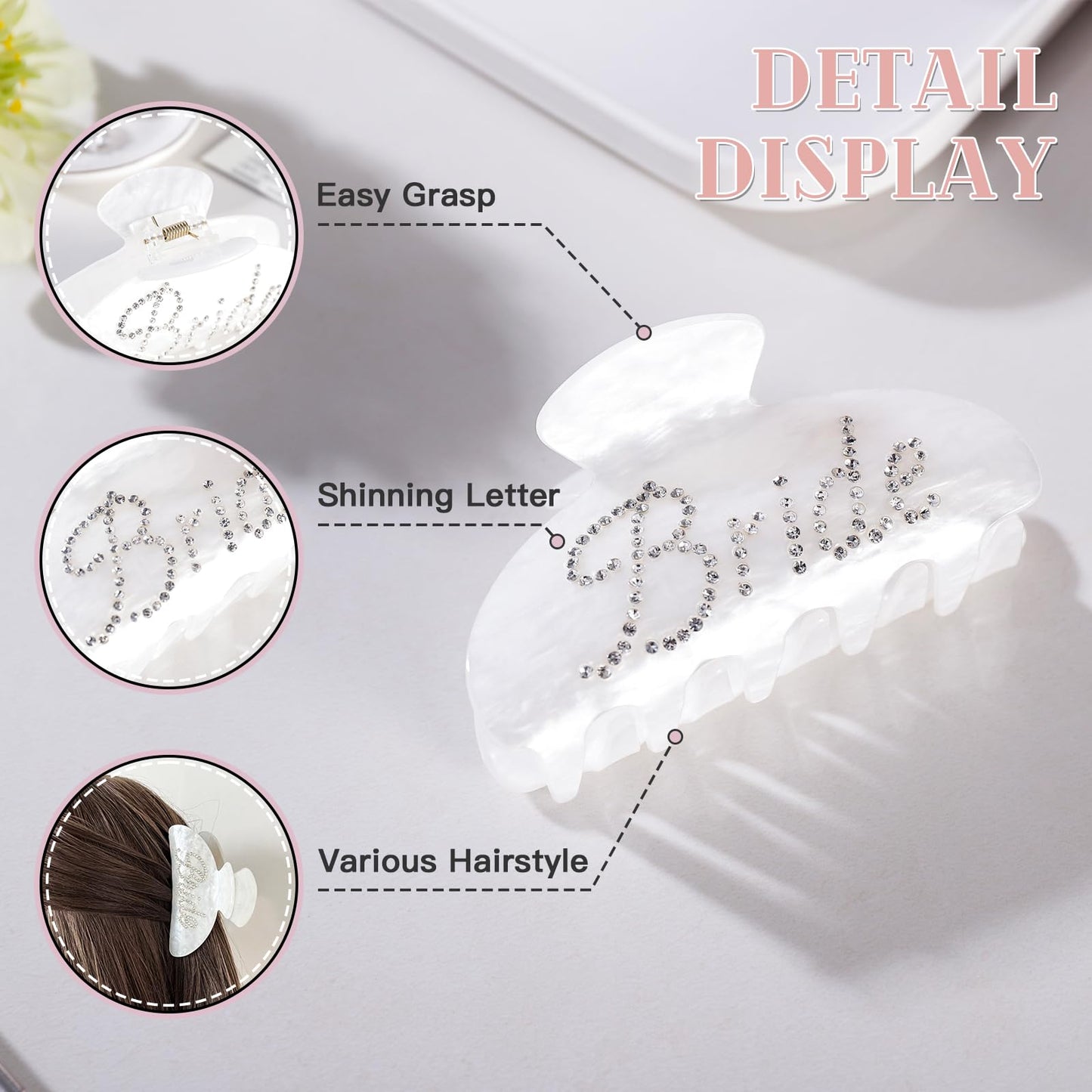 Bridal Shower Gifts–7-Piece Birde Gift Set with Tumbler, Tote, Slippers, Makeup Bag & More-Gift for Bride to be– Bachelorette Gifts for Her-Bridal Shower Decorations