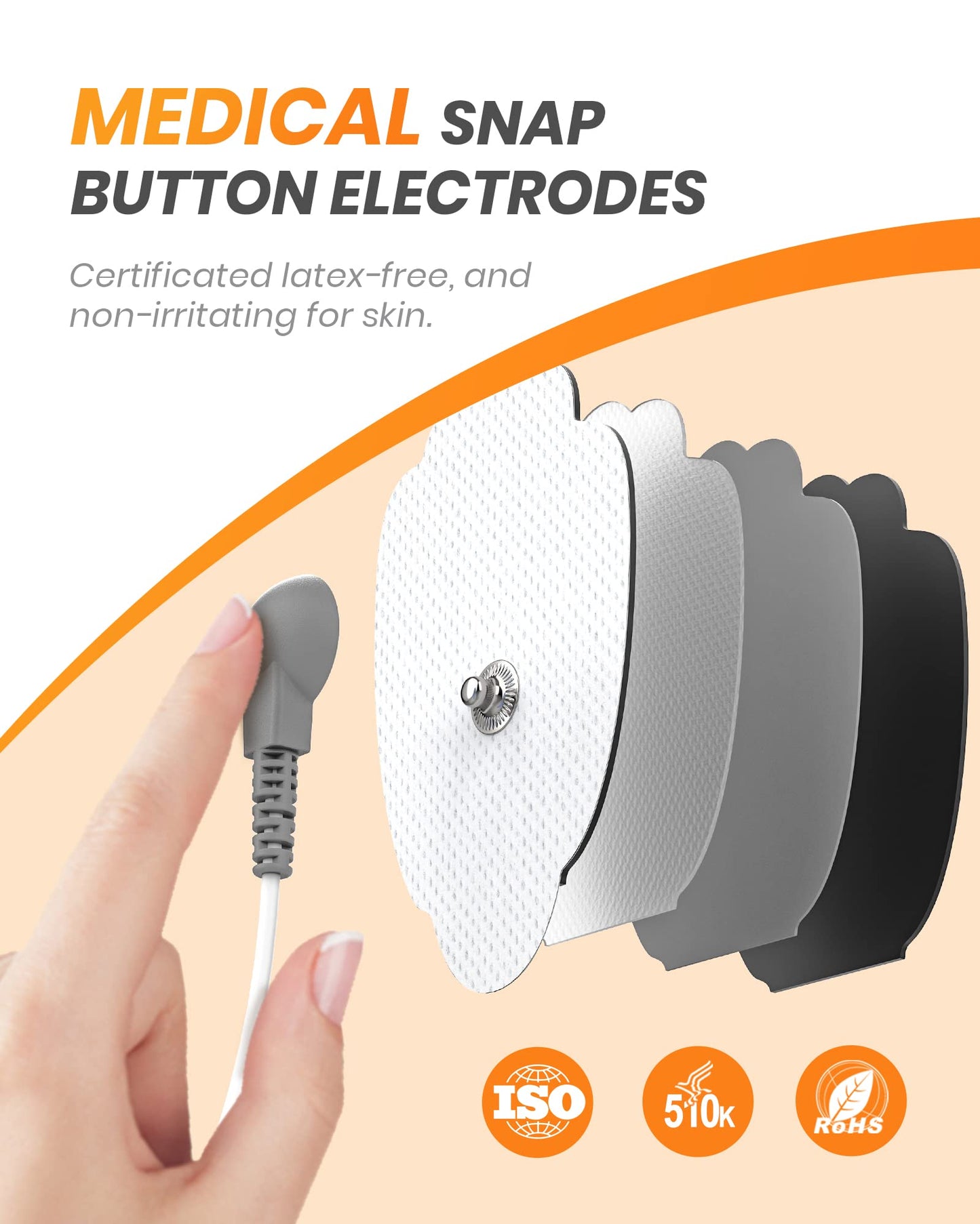 AVCOO 30 Modes TENS EMS Unit Compact Muscle Stimulator for Pain Relief of Back, Shoulder, Neck, Rechargeable & Portable Dual Channel EMS Muscle Stimulator with 30 Intensity Levels, 12 Electrode Pads