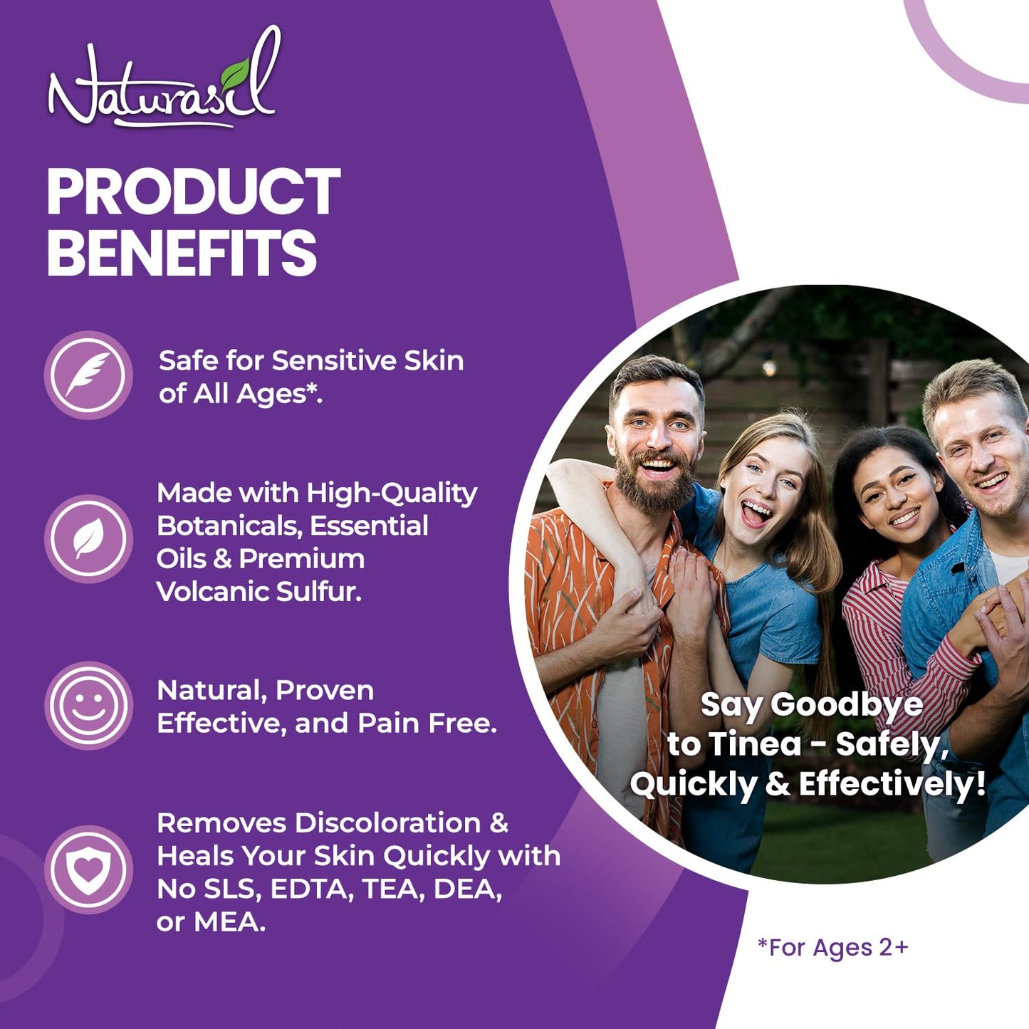 Naturasil Tinea Versicolor Treatment Max-Strength 10x Soap | Antifungal Micronized Sulfur | Stops Tinea, Pityriasis, Candida, Ringworm Jock Itch & Irritation | Fast Acting Adult & Kid Safe | 4 oz Bar