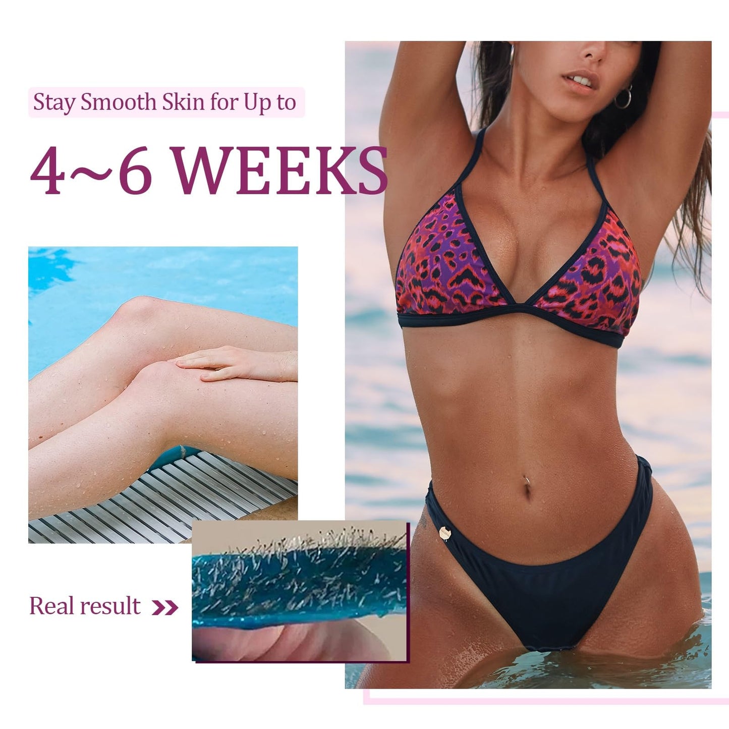 110V Roll On Wax Warmer for Hair Removal, Double Wax Roller Heater, Home Waxing Kit for Women and Men