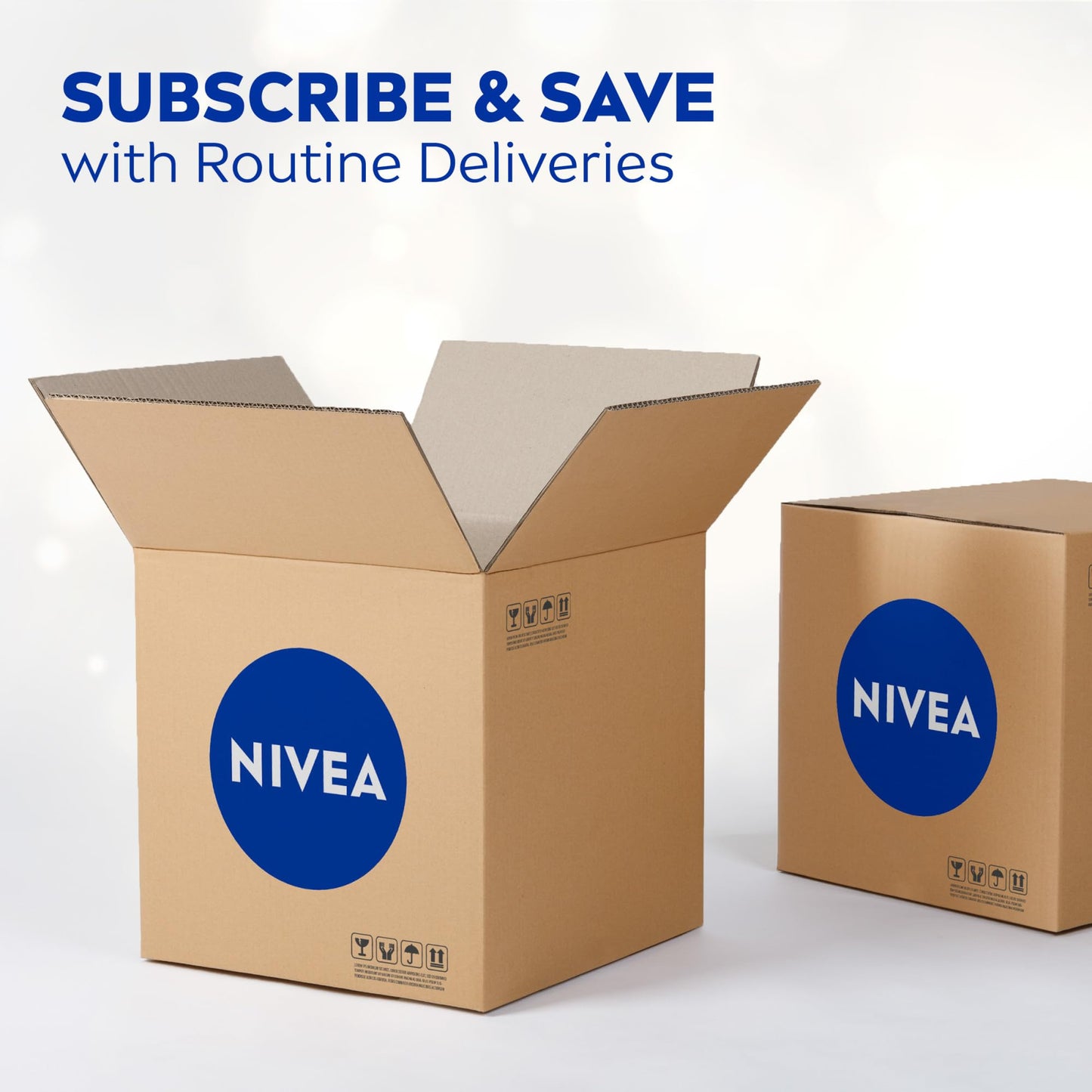 NIVEA Soft Refreshingly Soft Moisturizing Cream, Lightweight Moisturizer for Face, Body and Hands, Body Cream Enriched with Jojoba Oil and Vitamin E, 2.6 Oz Tube, Pack of 3