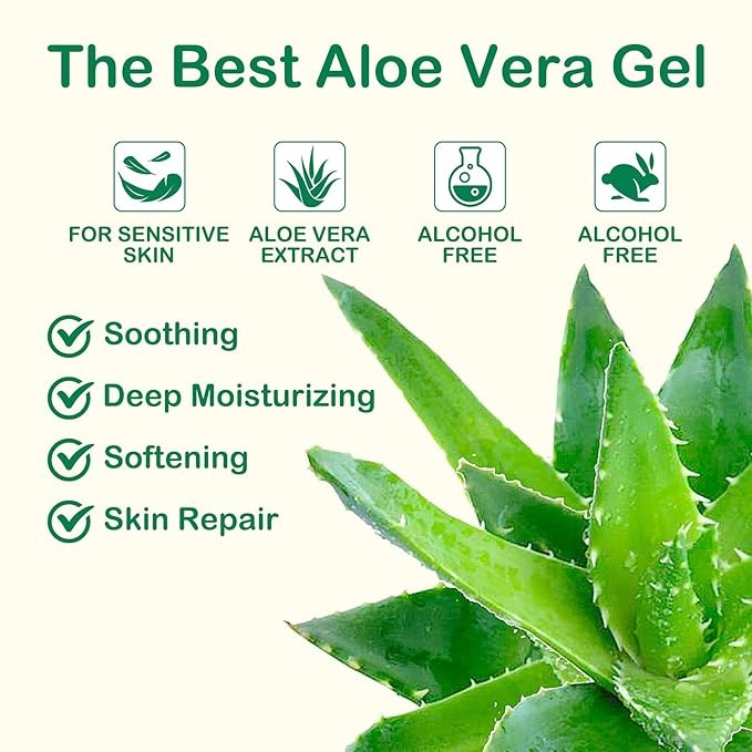 16PCS Travel Size Aloe Vera Gel,Organic Aloe Vera Gel for Face & Body,Hydrating After Sun Care Lotion,Moisturizing After Sun Care Lotion Set for All Skin Type, 1.05 Oz