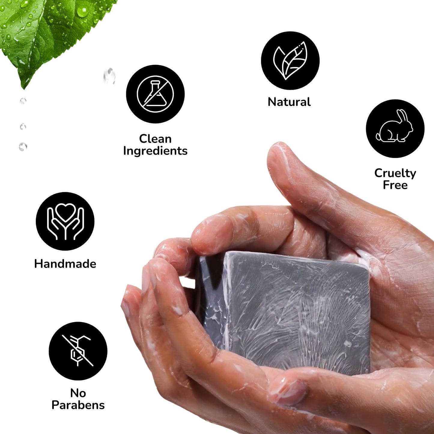 All With Earth Men’s Moisturizing Scrub Soap Set of 4 Handmade Natural Bars Rugged Masculine Scents Deep Cleanse Hydrate Nourish Face Beard Body (Option 1)