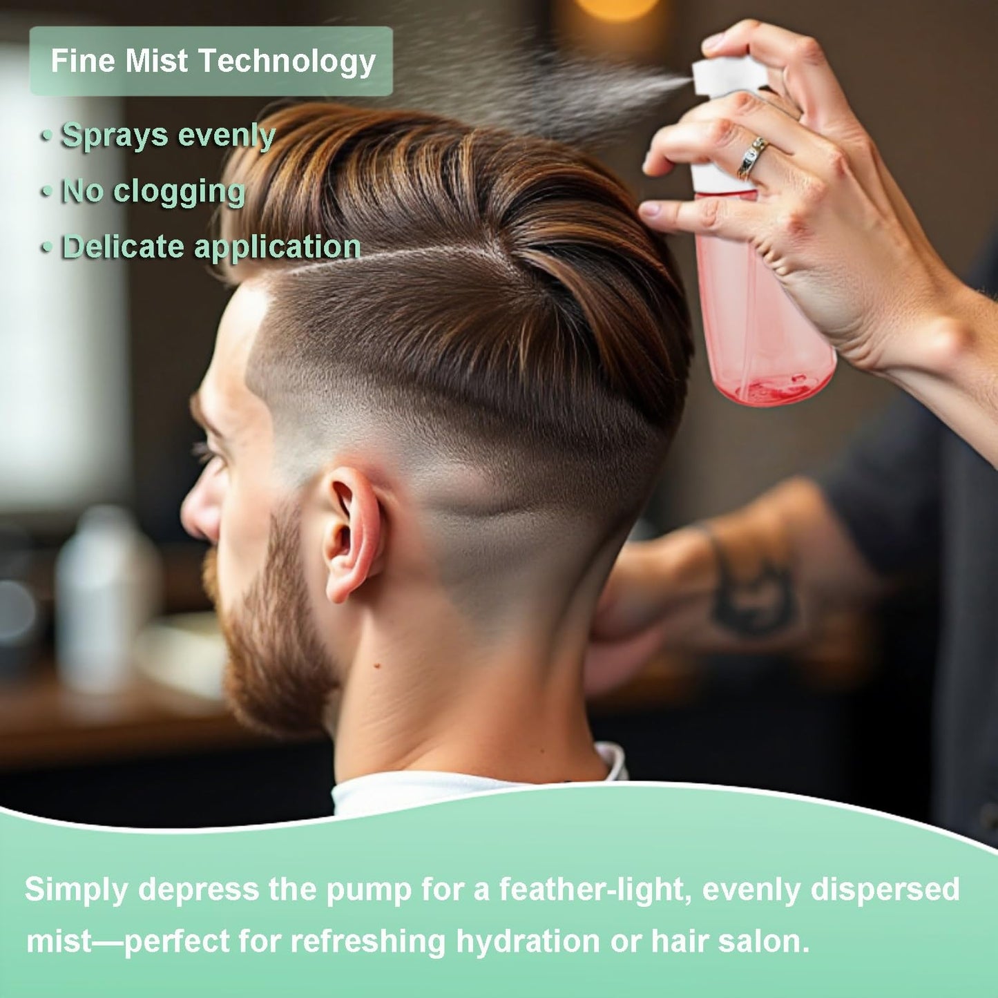 Vonpri Small Spray Bottle Travel Size 2oz/60ml with PVC Zip bag, Leak Proof Fine Mist Mini Empty Spray Bottles for Perfume Toners Rose Water (Blue Pink, 60ml 4Pack)