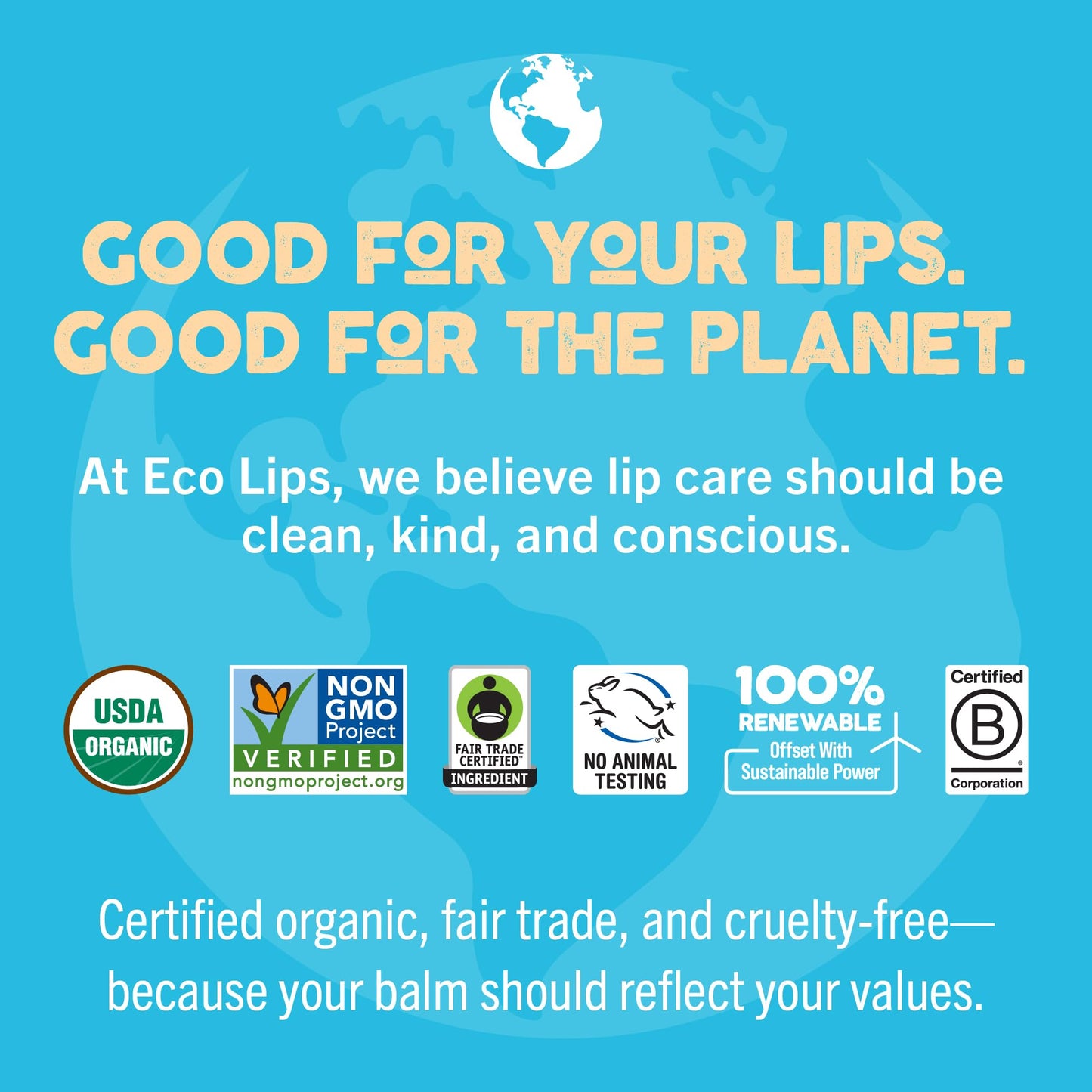 Mongo Kiss USDA Organic Lip Balm Set 8-pack (0.15 oz. each) with Mongongo Oil & Cocoa Butter to Moisturize Chapped Lips | Made in USA by Eco Lips (Variety)