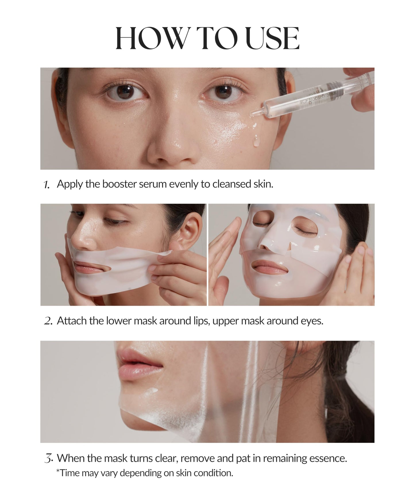 Collagen Overnight Face Mask 3 Step Pore Minimizer Hydrogel Sheet&Boost Serum-Oil Control PDRN-Tightening Exosome-Elasticity Retinal - All in One (3 Pack)