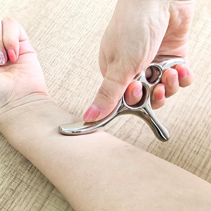 BYYDDIY Gua Sha Trigger Point Massage Tool -Thumb Protector,Deep Tissue Massage,Muscle Scraper Tool (T)