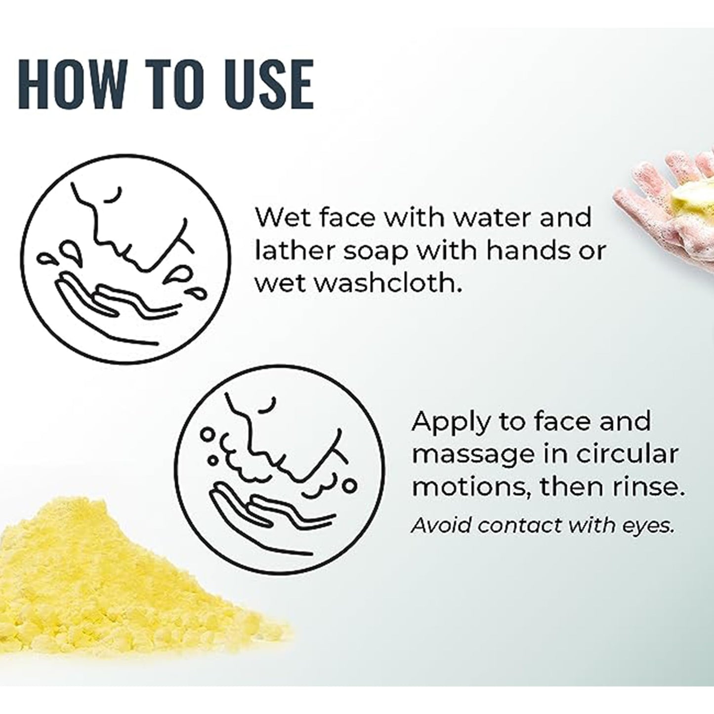 Natural Elephant Dead Sea Sulfur Soap Bar | Clarifying Face & Body Wash with Dead Sea Salt & Aloe Vera | 4.4 oz (125 g)