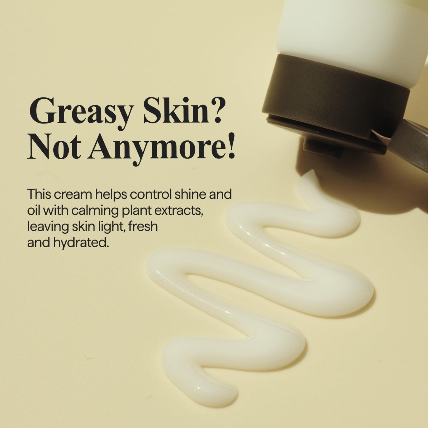 All Natural Houttuynia Cordata Soothing Cream - Lightweight Hydration, Sebum Control and Redness Relief – Calming Heartleaf Moisturizer for Sensitive Skin, Vegan Skincare (2.53Fl. Oz)