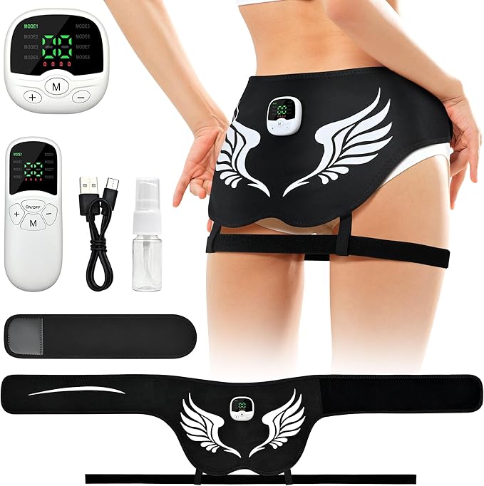 ABS Stimulator Buttocks,Stimulator, for Muscle Conditioning - Intelligent Wireless Fitness Apparatus (Model: AST-301) Hip Trainer with 8 Modes Smart Fitness Training
