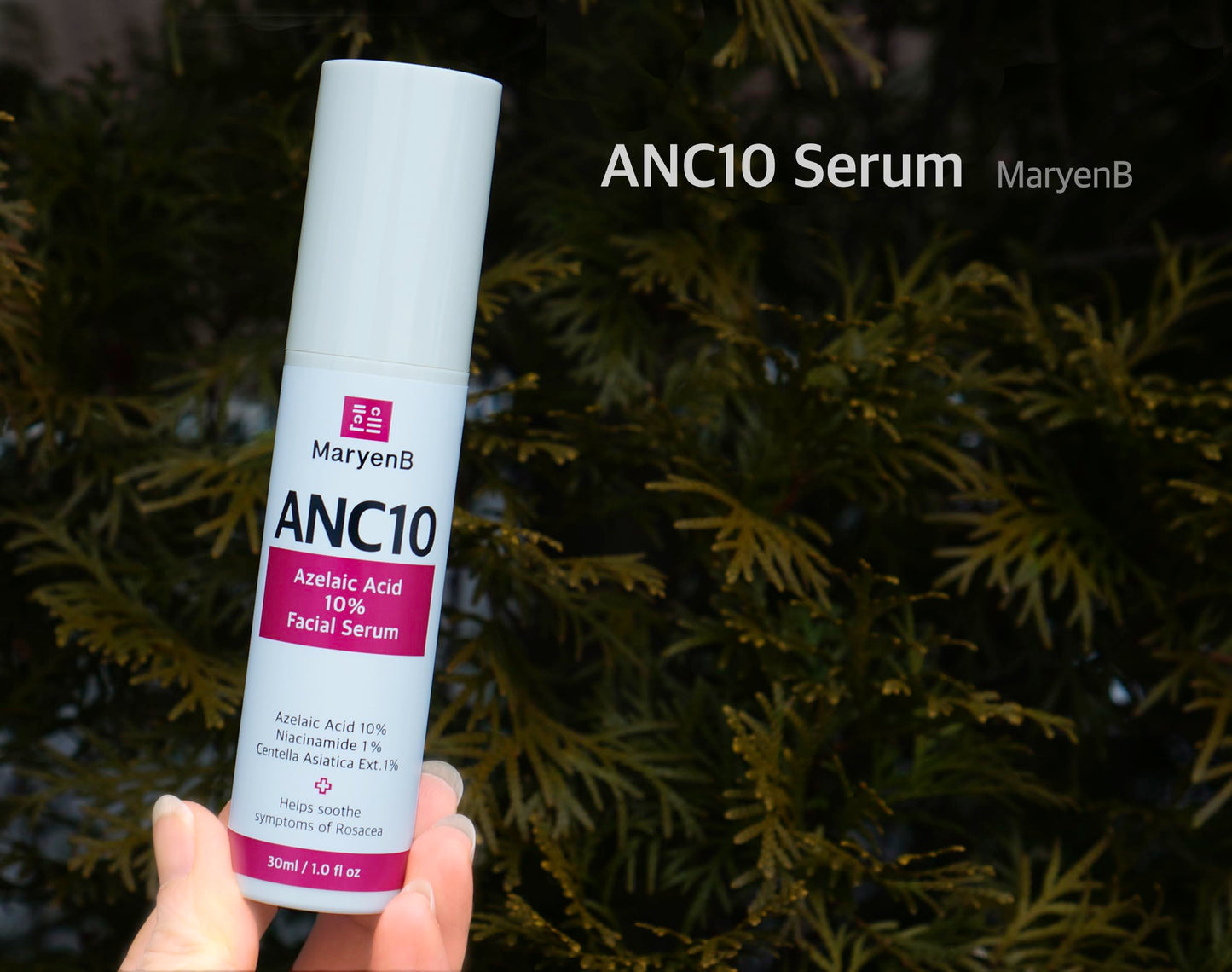 Azelaic Acid 10% Facial Serum with Niacinamide & Cica - Face Serum for Uneven Skin Tone, Redness Relief, Blemish-Prone Skin - Korean Skincare, 1 Fl Oz (30ml)