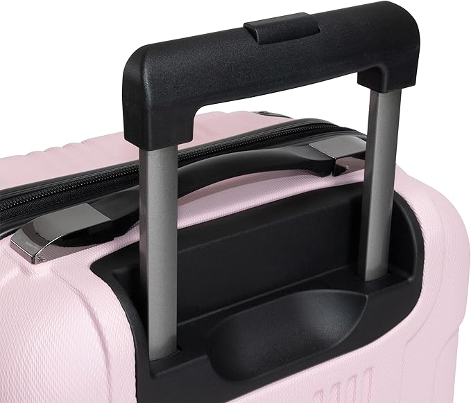 Kenneth Cole REACTION Out of Bounds Lightweight Hardshell 4-Wheel Spinner Luggage, Blush, 28-Inch Checked