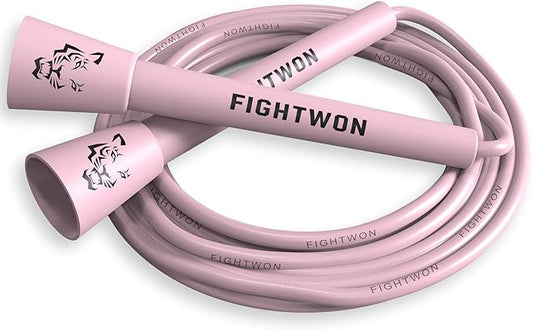 5mm PVC Jump Rope for Fitness | Adjustable Indoor/Outdoor Skipping Rope with Unbreakable Handles | Ultra-Strong PVC & White Grips