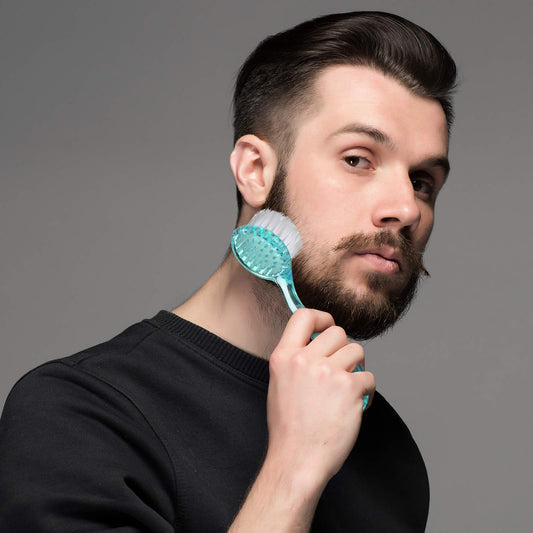 6 Pieces Facial Cleansing Brush Soft Bristle Facial Scrub Exfoliating Brush with Acrylic Handle, Face Wash Scrub Exfoliator Brushes for Face Care Makeup Skincare Removal